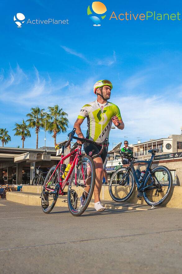 Triathlon gathering in Cyprus